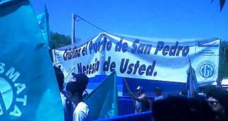Los portuarios piden a Cristina