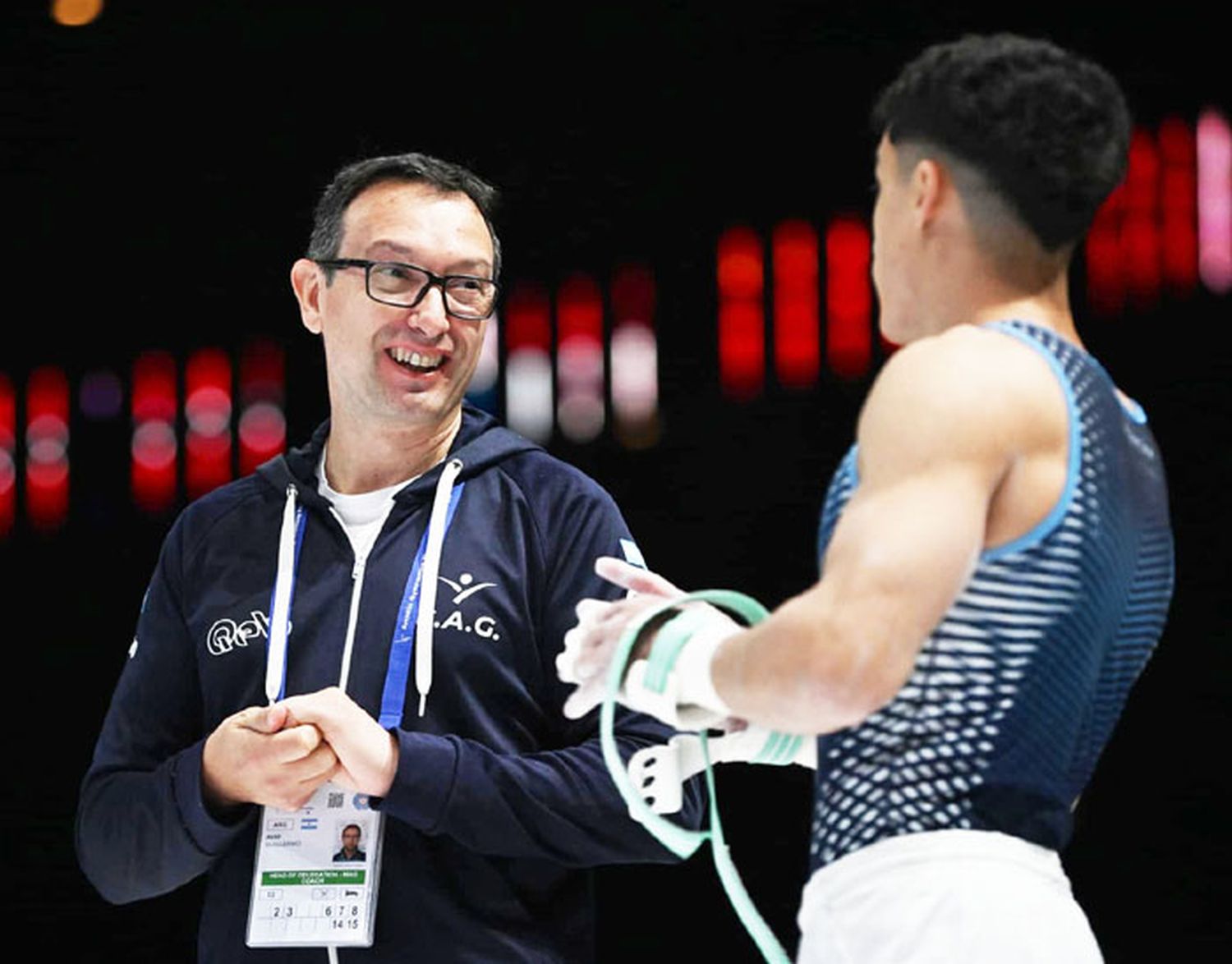 El entrenador de la selección argentina de Gimnasia, Guillermo Avío, habló sobre el Mundial