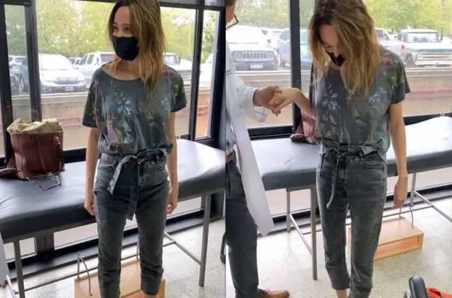 Vero Lozano volvió a caminar tras su accidente de esquí en Aspen