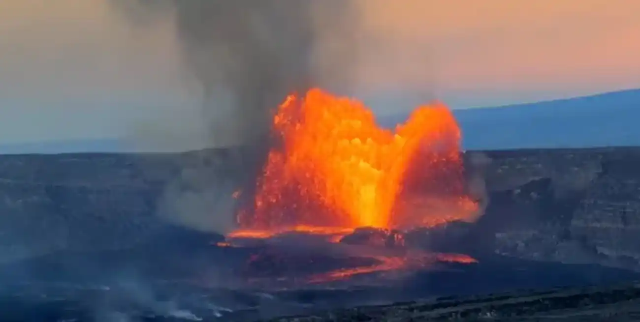 Kilauea en erupción.