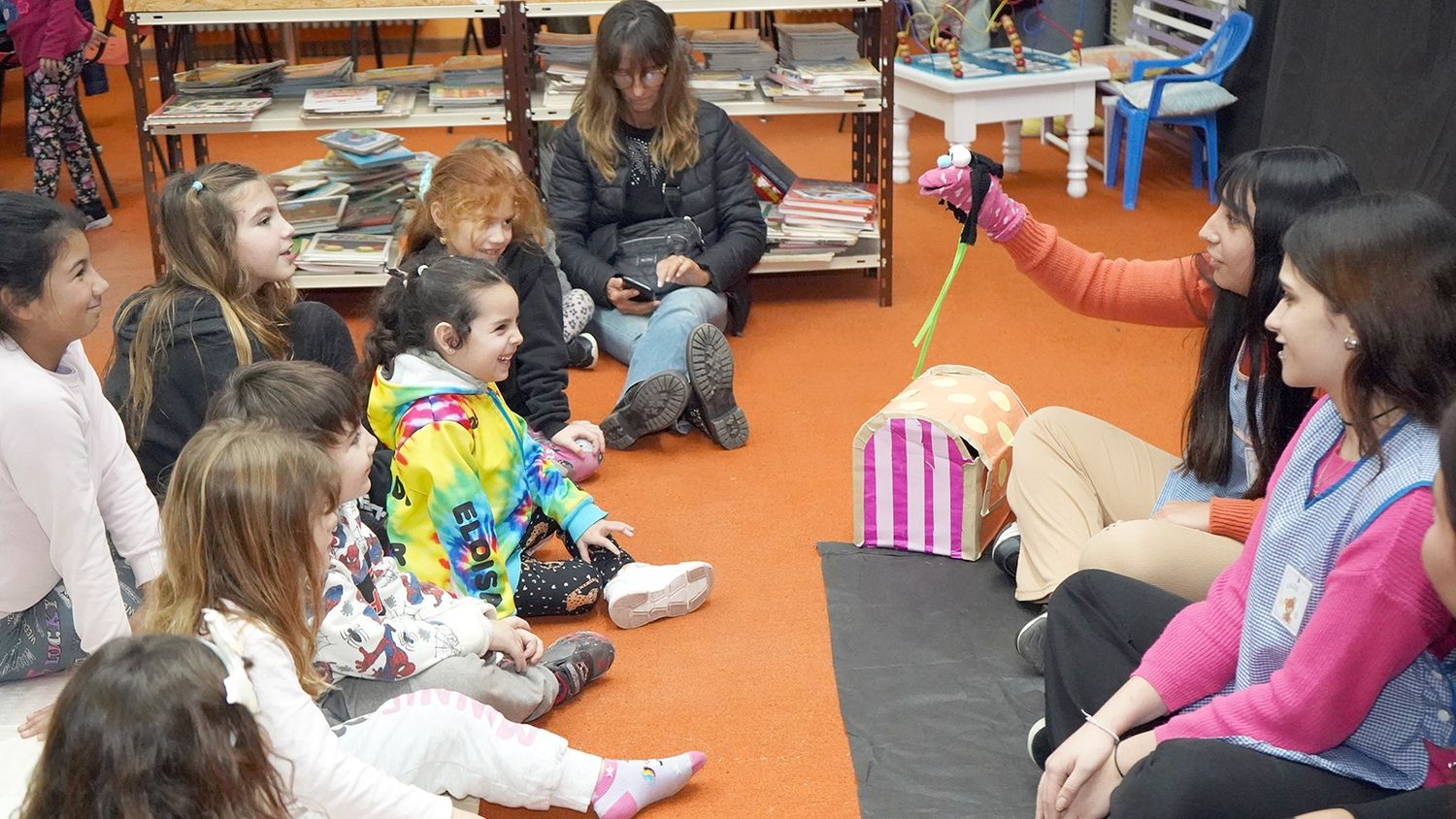 En el Centro Cultural. Estudiantes de nivel inicial del Instituto Nº 31 coordinaron la propuesta