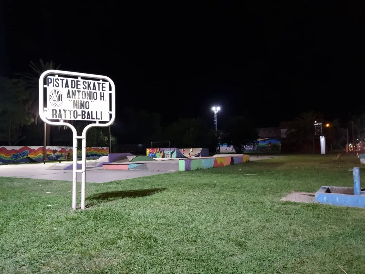 Nuevas luces permitirán el desarrollo de la actividad en horas de la noche. Foto: Gentileza.
