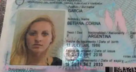 Betiana perdió su DNI