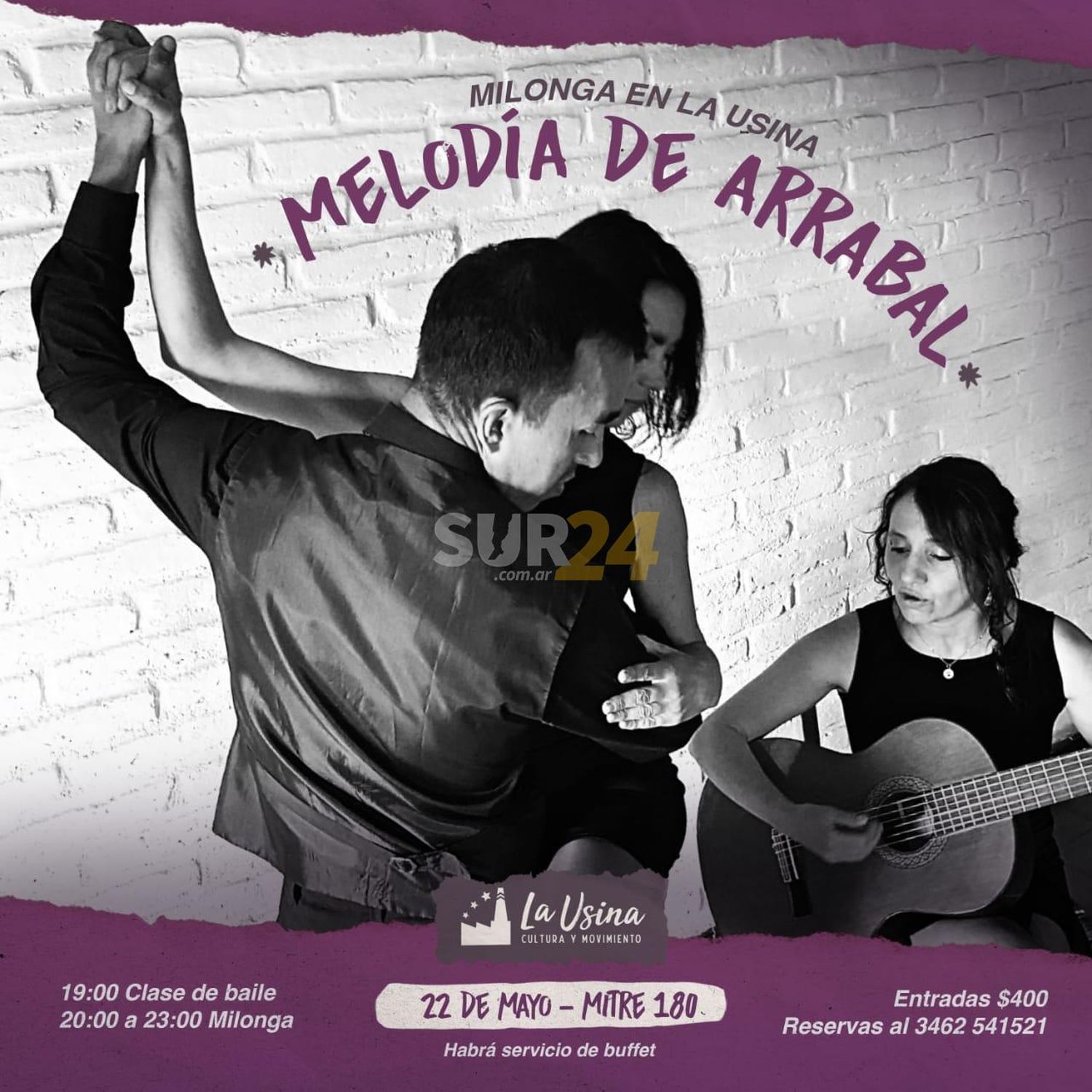 La Milonga “Melodía de Arrabal” visita Venado Tuerto