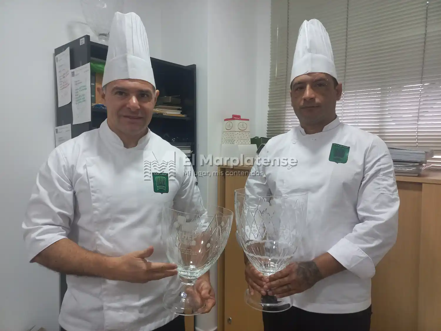 Fabián Merlo y Gustavo García, ambos ganadores marplatenses.