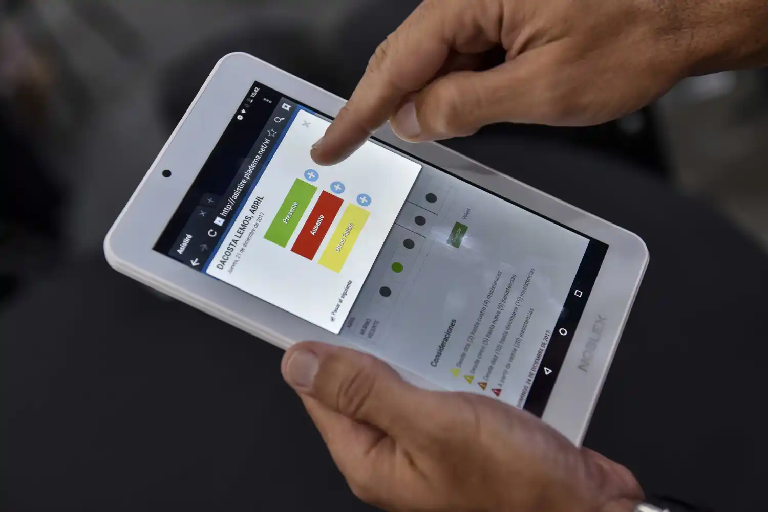 Veinticinco escuelas de La Matanza se capacitan en la toma de asistencia digital