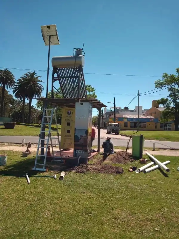 Realizaron modificaciones para mejorar la provisión de agua caliente en la Estación Solar de la costanera