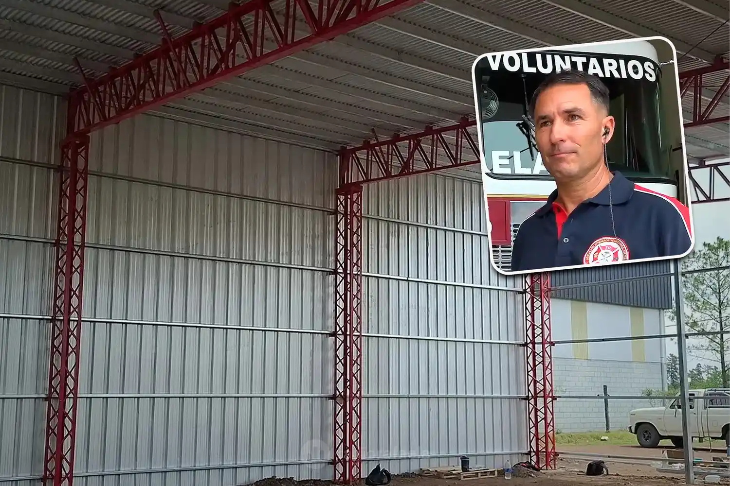 Los Bomberos Voluntarios rafaelinos no descansan para terminar su propio cuartel: "Esperamos que lo terminen rápido"