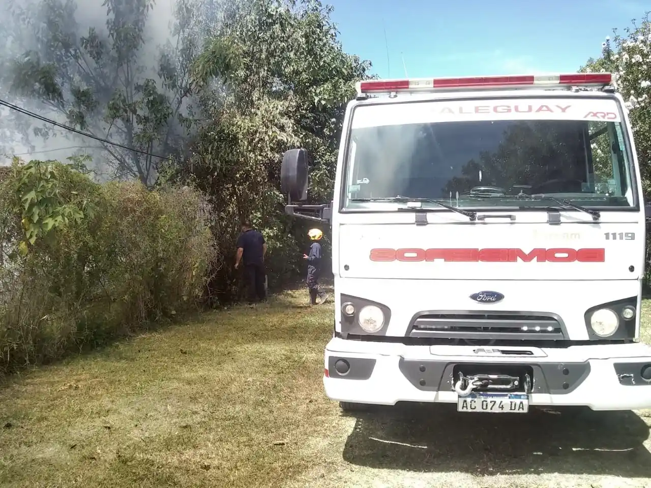 Numerosas intervenciones de Bomberos Voluntarios