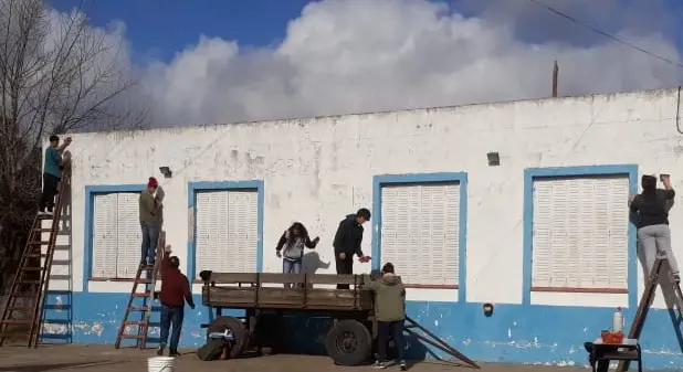 Varias mejoras en la escuela Nº 18 de Ramón Santamarina