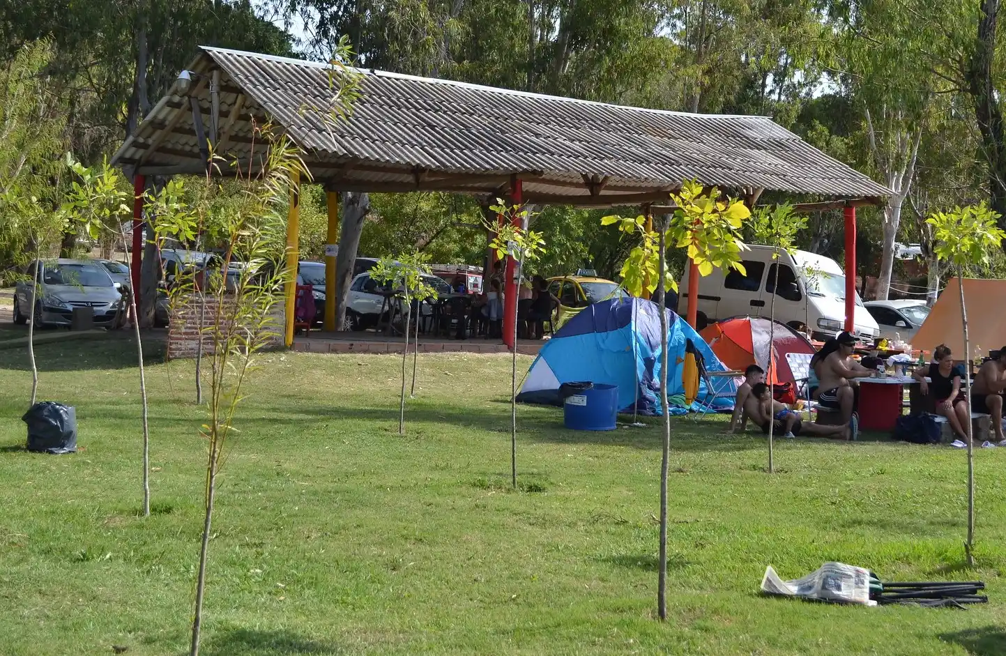 El camping de la Cooperativa Las Canaletas. Foto: La Opinión.