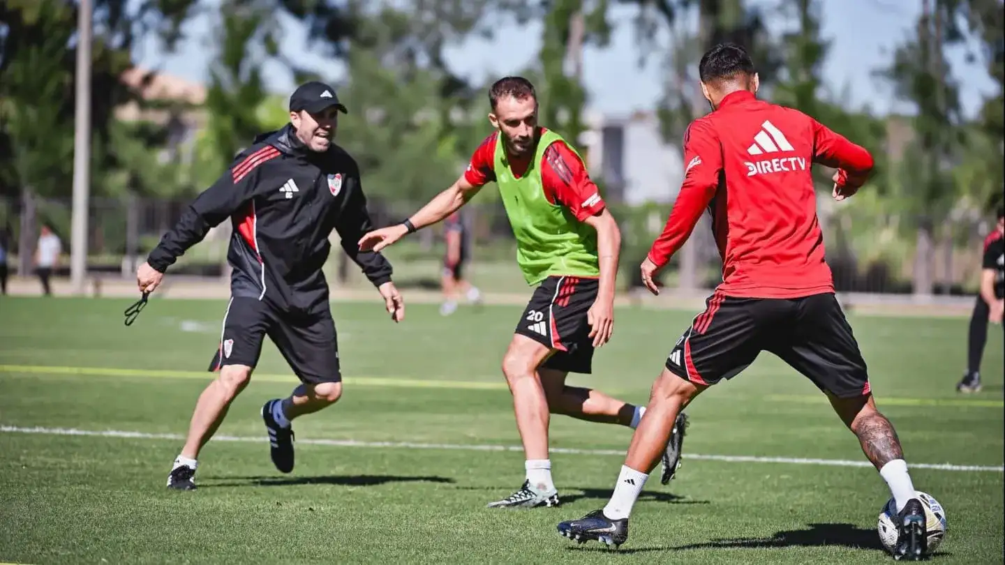 Entrenamiento de River.