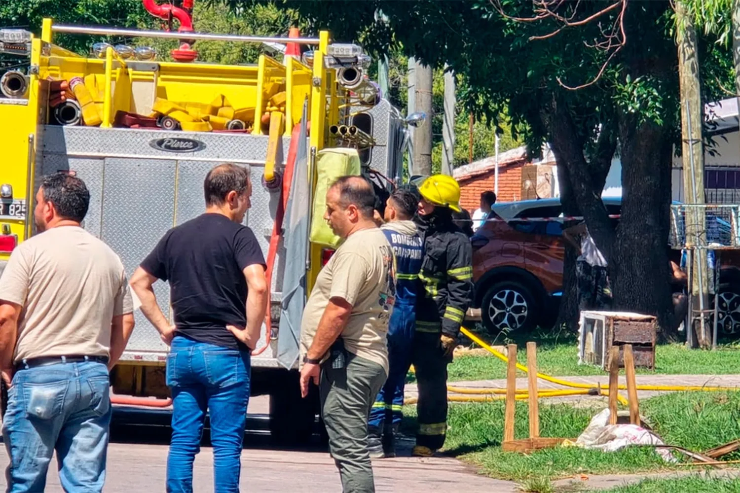 Trágico incendio en Campana: murieron cuatro niños