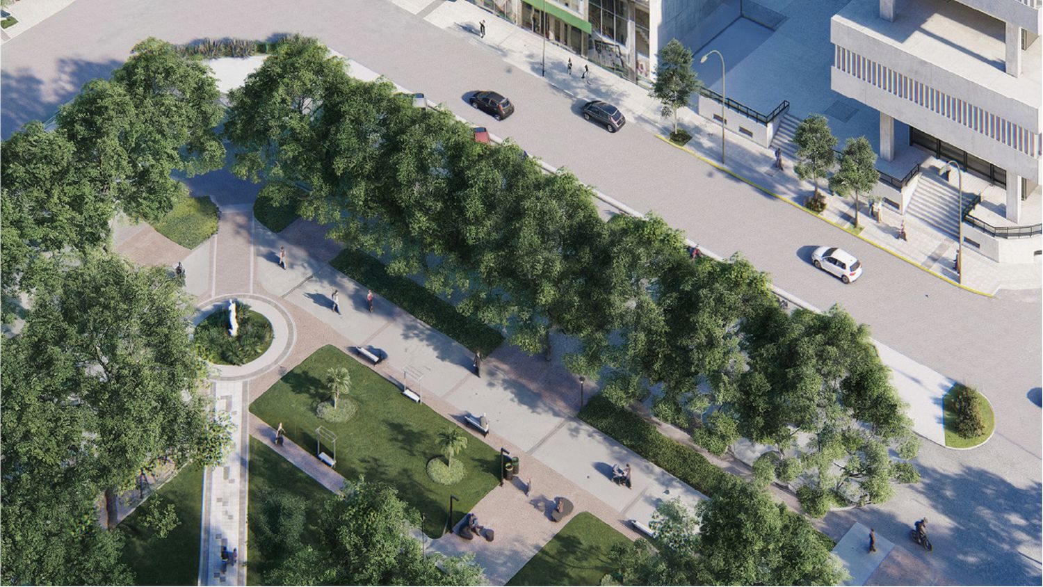 Remodelación de plazas espacios público ciudad de rafaela maria emilia vidal - 5