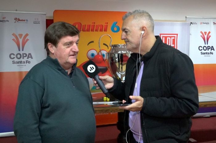 Fabian Zbrun Carlos Lanzaro Sortean la localía del partido entre Atlético de Rafaela y Ben Hur en Copa Santa Fe - 1