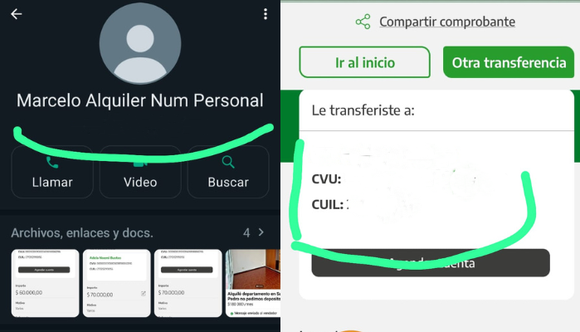 Pensaron que estaban pagando el anticipo de un alquiler y los estafaron