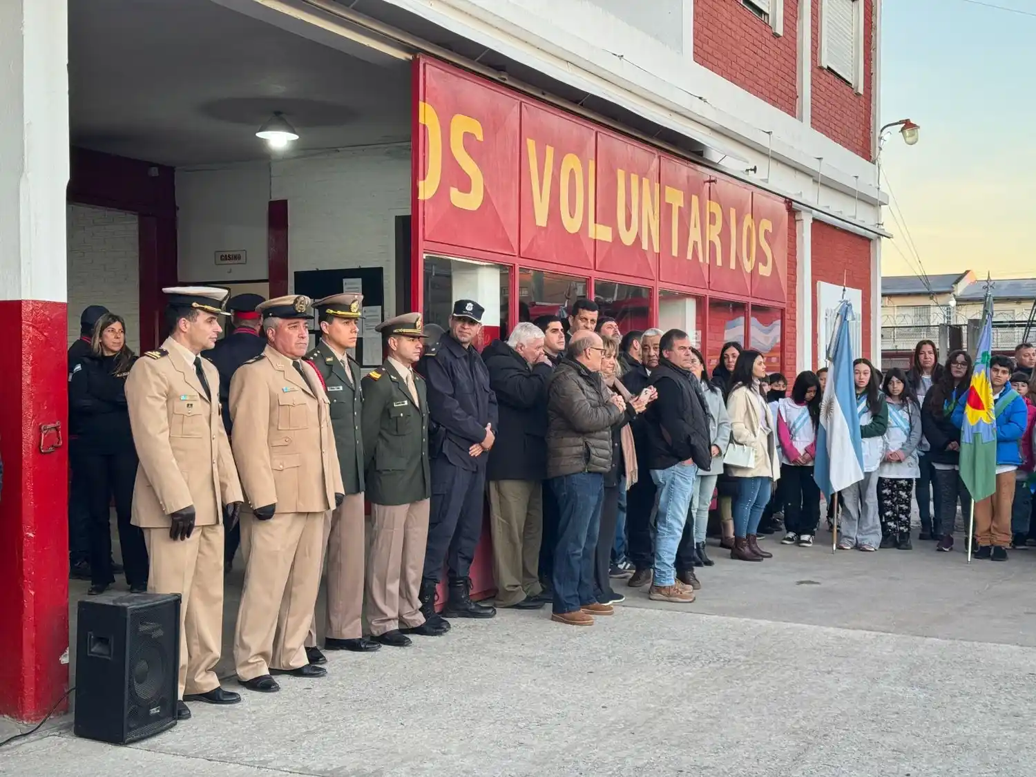 Los voluntarios sampedrinos celebraron el Día Nacional del Bombero.