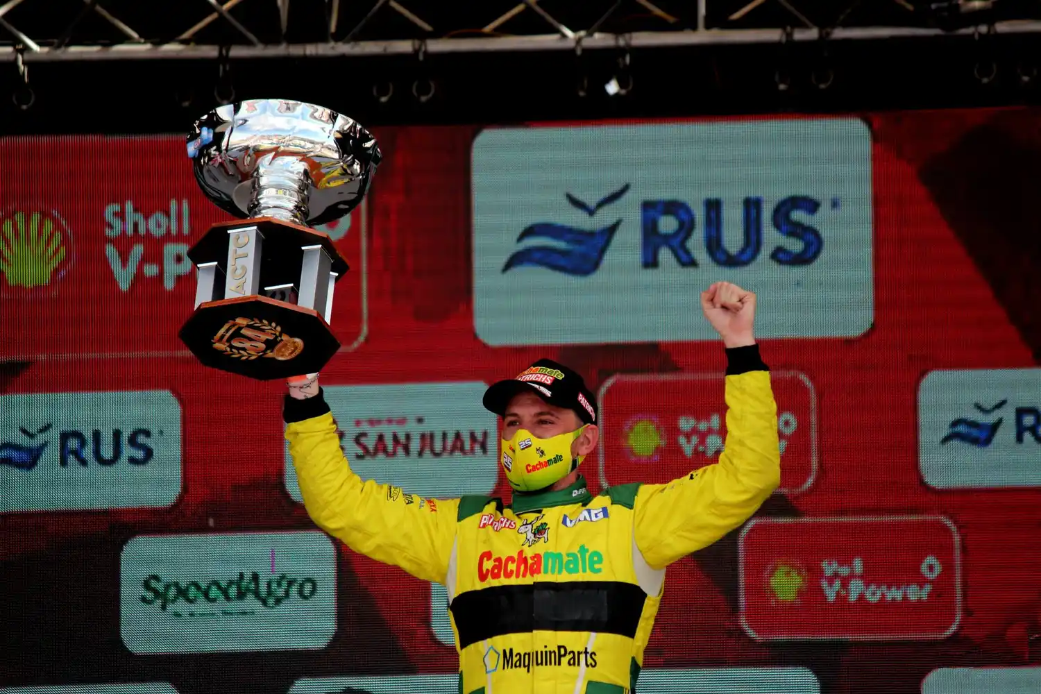 FOTO ACTC Di Palma, en lo más alto del podio.