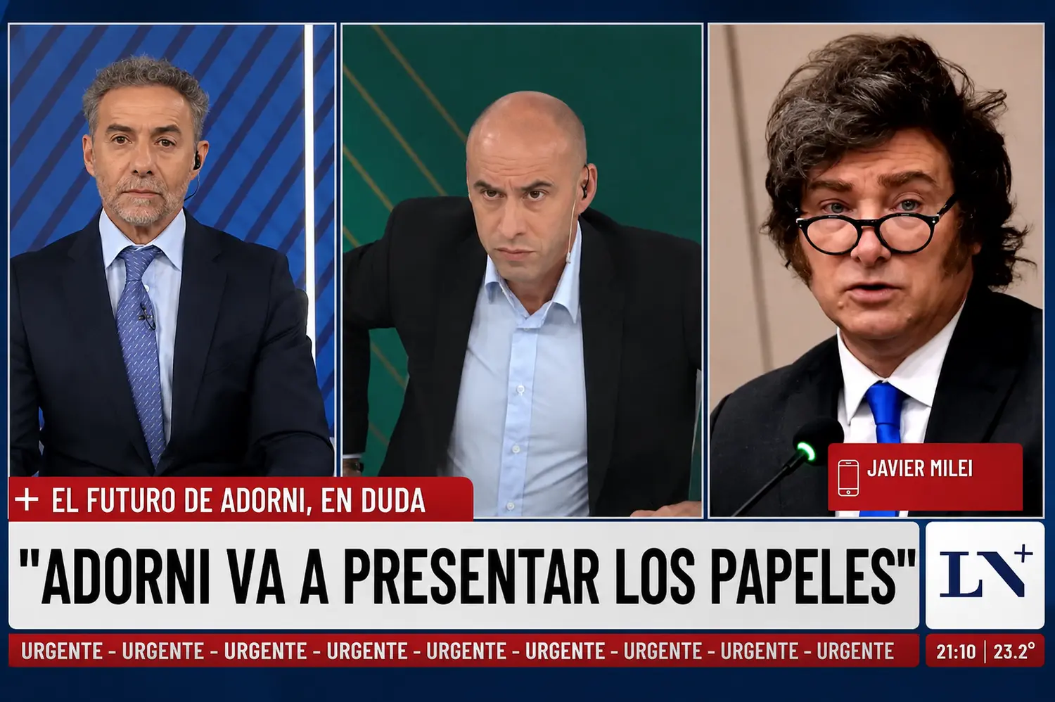 Desde Estados Unidos, Milei, volvió a respaldar  a Adorni
