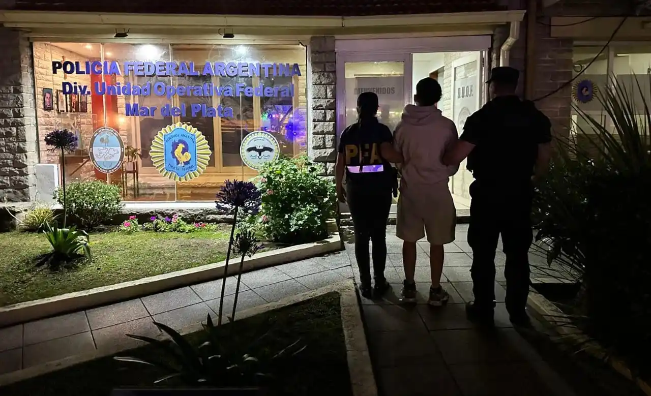 El detenido es oriundo de Capital Federal.