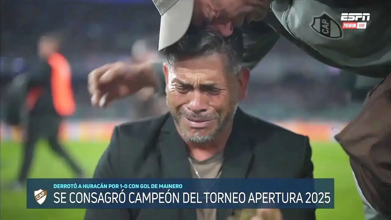 La emoción de Sergio Gómez por el título de Platense