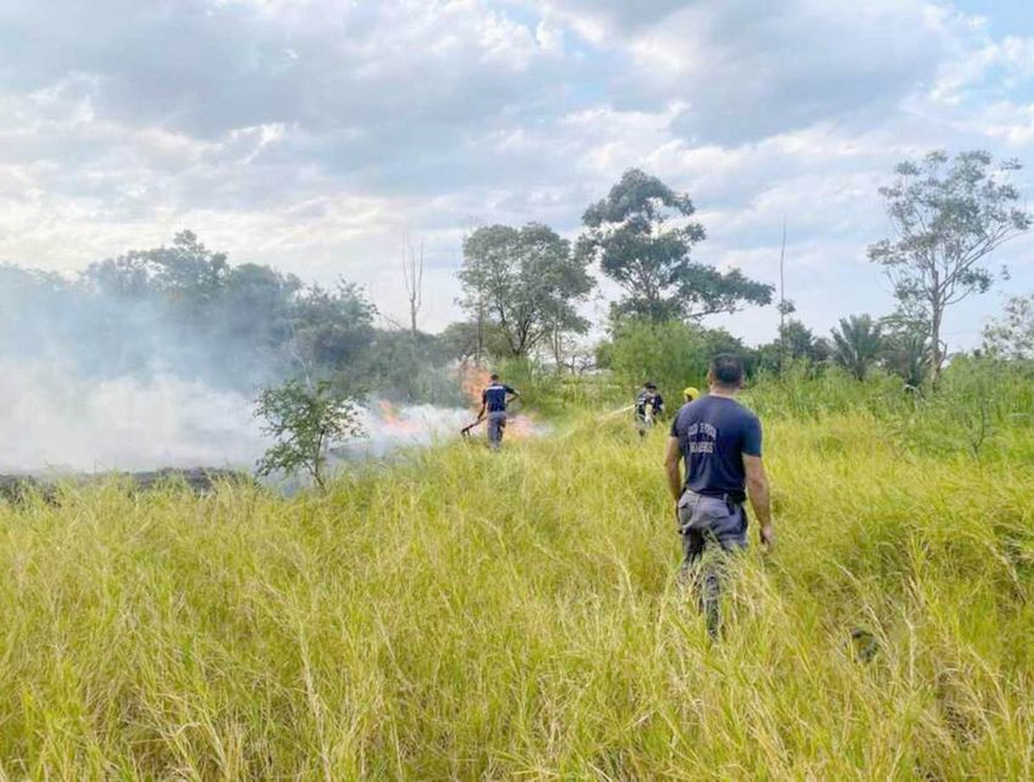 En la Capital ocurre la mayor 
cantidad de incendios de pastizales