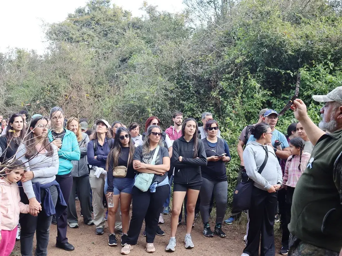 Gran convocatoria en los senderos guiados del Parque San Carlos