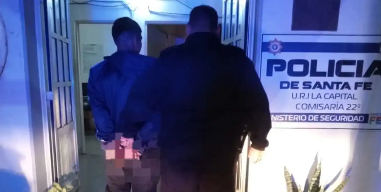 El malviviente quedó detenido en la comisaría 22 de Candioti.