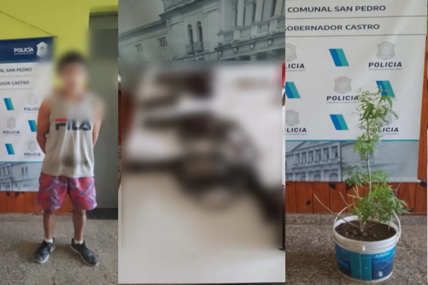 La policía lo allanó por una denuncia radicada en la Comisaría de la Mujer.