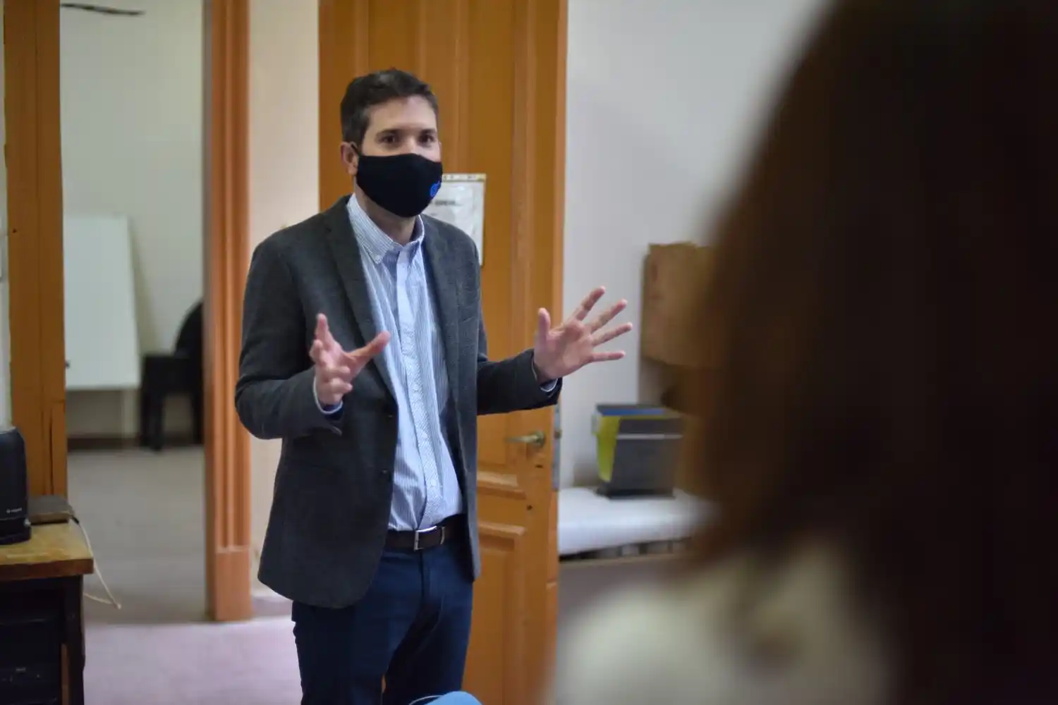 Müller lamentó las nuevas medidas de Agmer y resaltó “la buena voluntad” del Gobierno