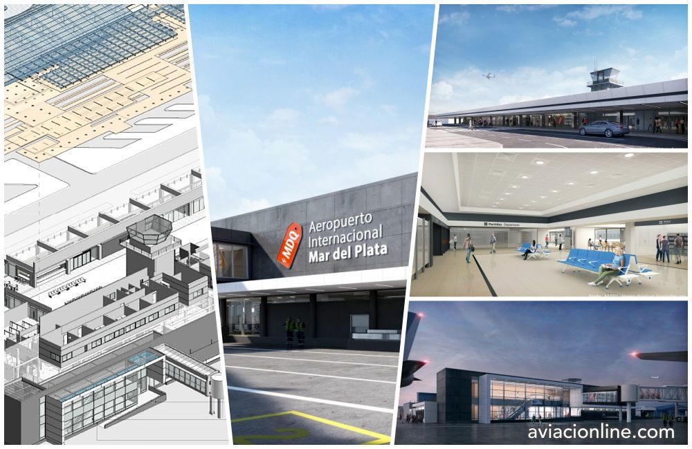 Llaman a licitación para obras de remodelación y ampliación de la terminal del aeropuerto de Mar del Plata