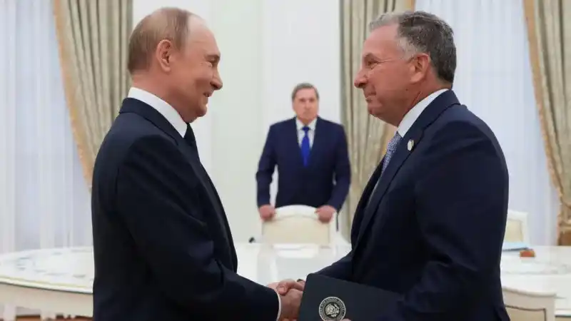 Steve Witkoff y Vladimir Putin se reunieron en el Kremlin el miércoles por la mañana. (Sputnik/Gavriil Grigorov/Pool vía REUTERS)