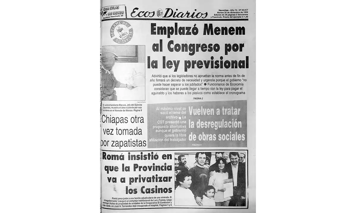 Martes 13 de diciembre de 1994