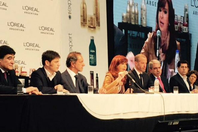 La Presidenta participó de un acto en Escobar
