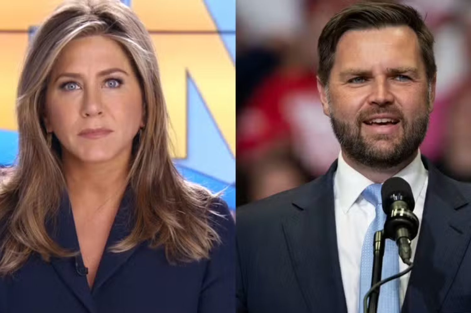 Jennifer Aniston y J.D. Vance