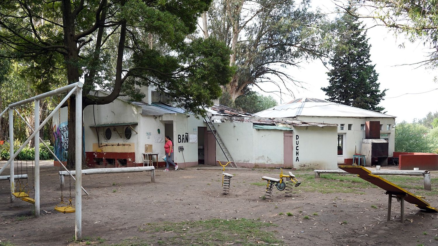 Una vista. De parte de las instalaciones del paraje Las Cascadas