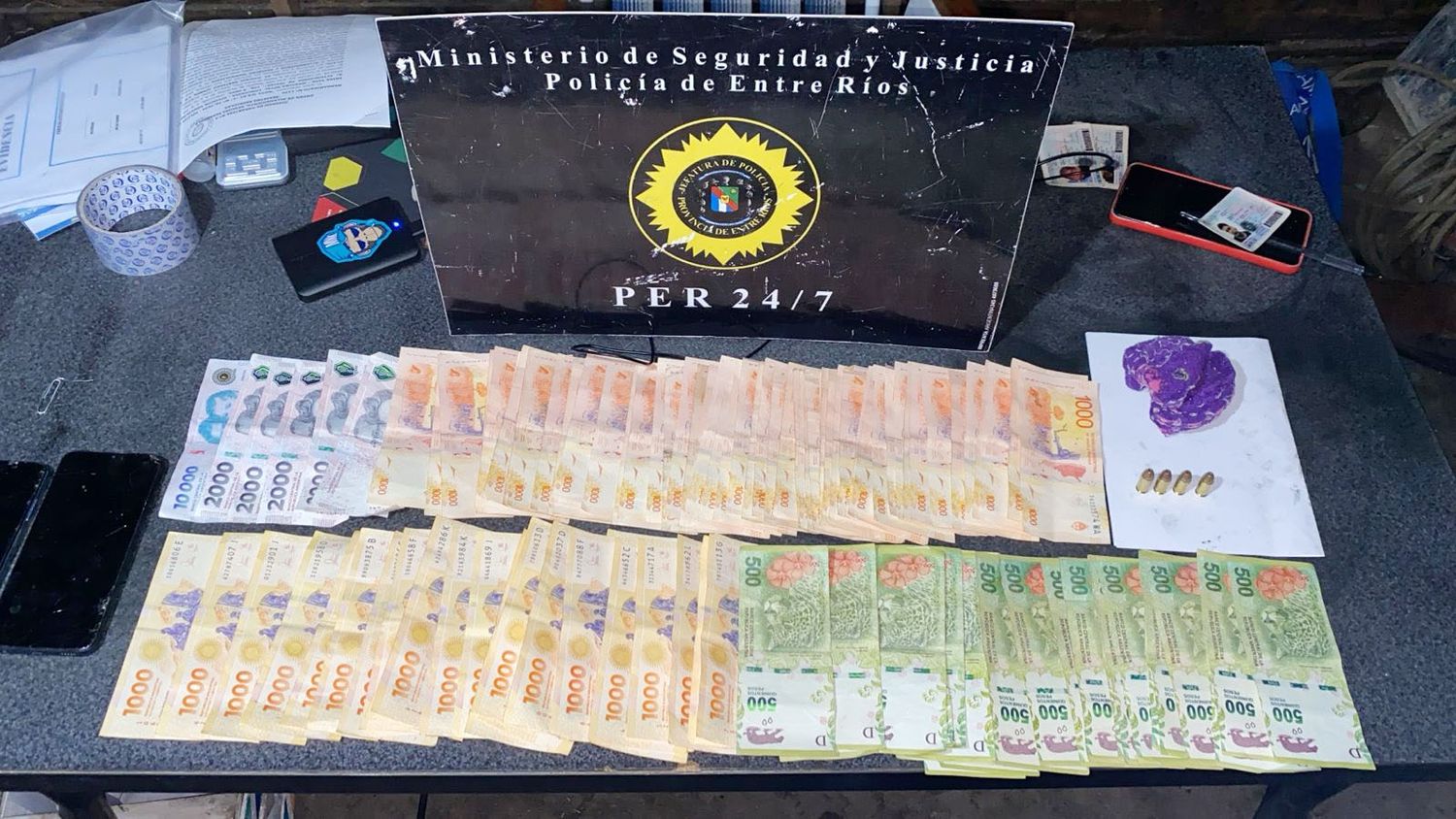 Operativos policiales por narcotráfico con resultados positivos en Concordia