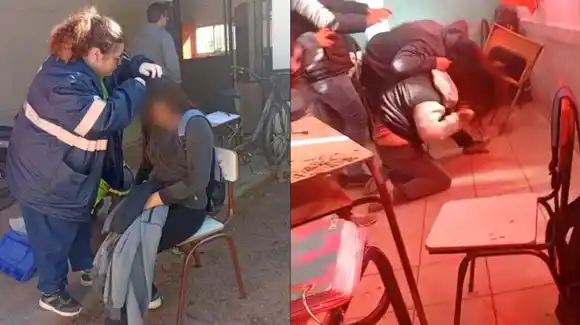 VIDEO | “Te voy a cagar a palos”: una madre atacó con una cadena a una alumna de 14 años