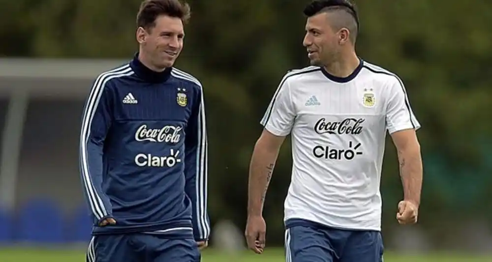 Agüero aseguró que su  rodilla “está bastante bien”