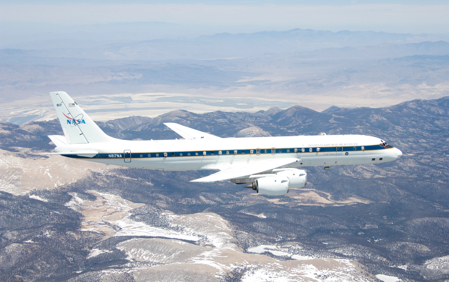 La NASA retiró su Laboratorio de Ciencia Aerotransportado, un McDonnell Douglas DC-8 de 55 años de antigüedad