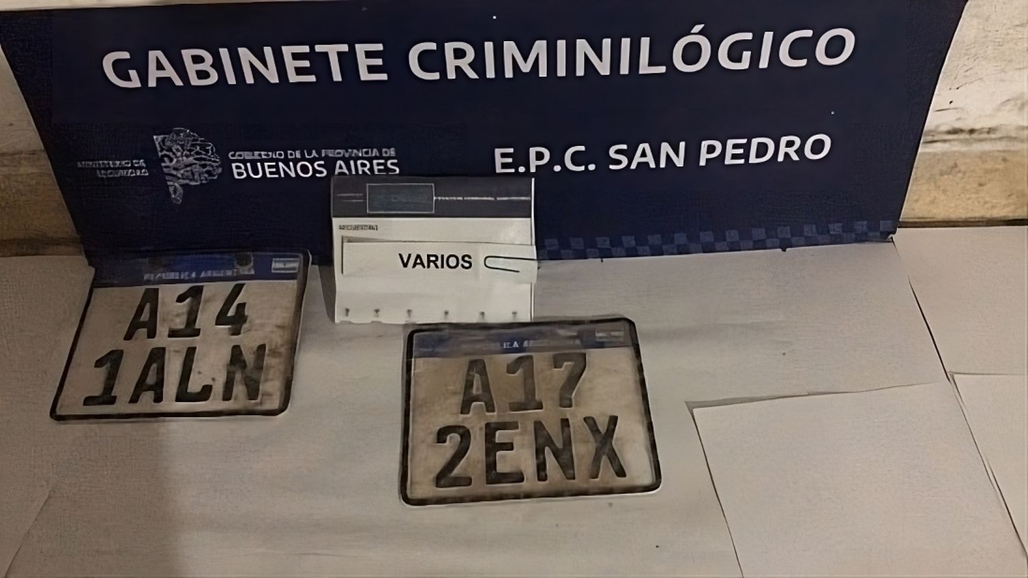 Allanamientos por motos robadas: encontraron dos patentes con pedido de secuestro