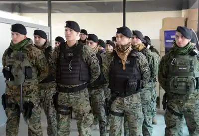 Efectivos de la UTOI reforzaron la seguridad en Tandil.