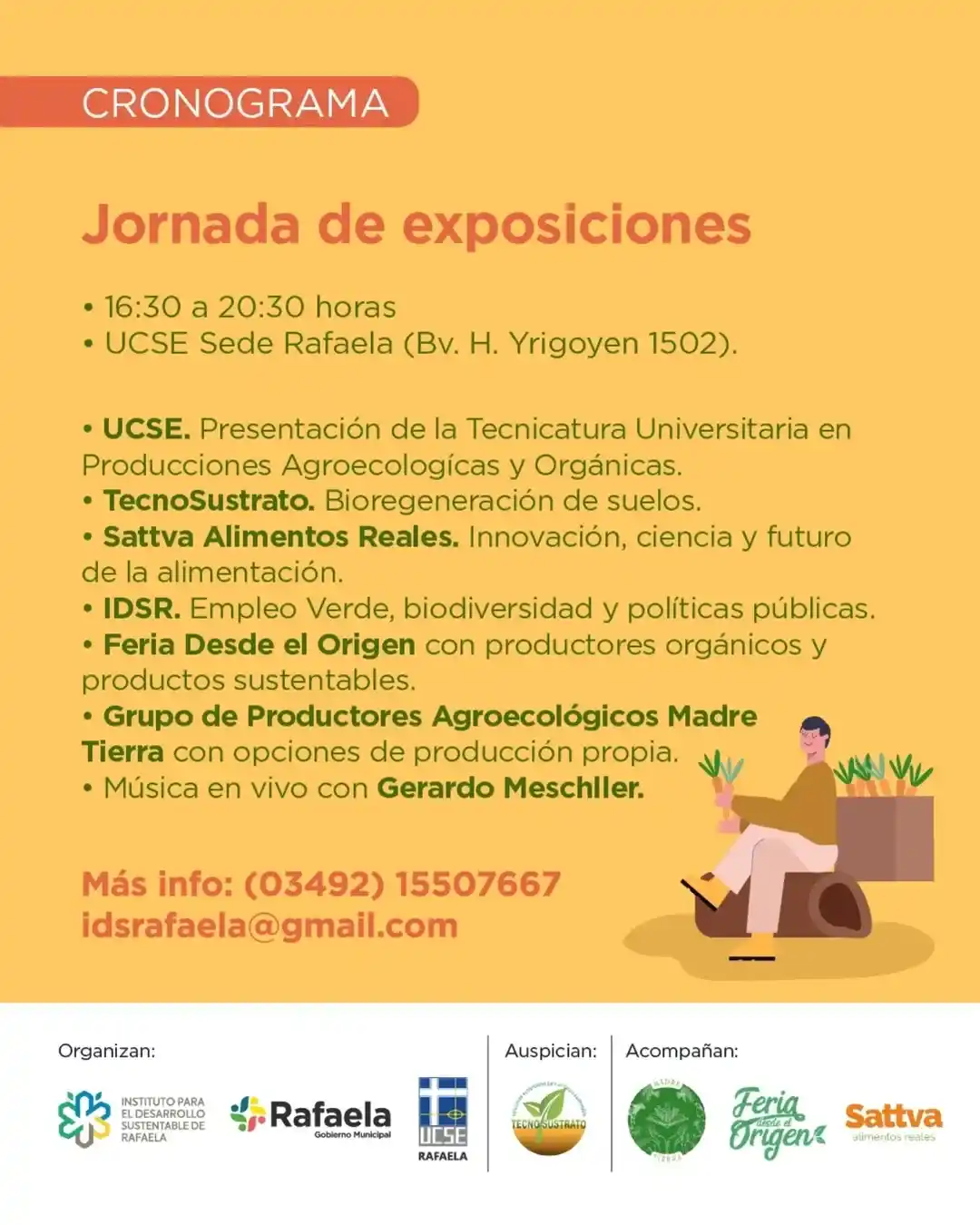 Rafaela será sede del primer encuentro sobre producciones alternativas y empleo verde - 1