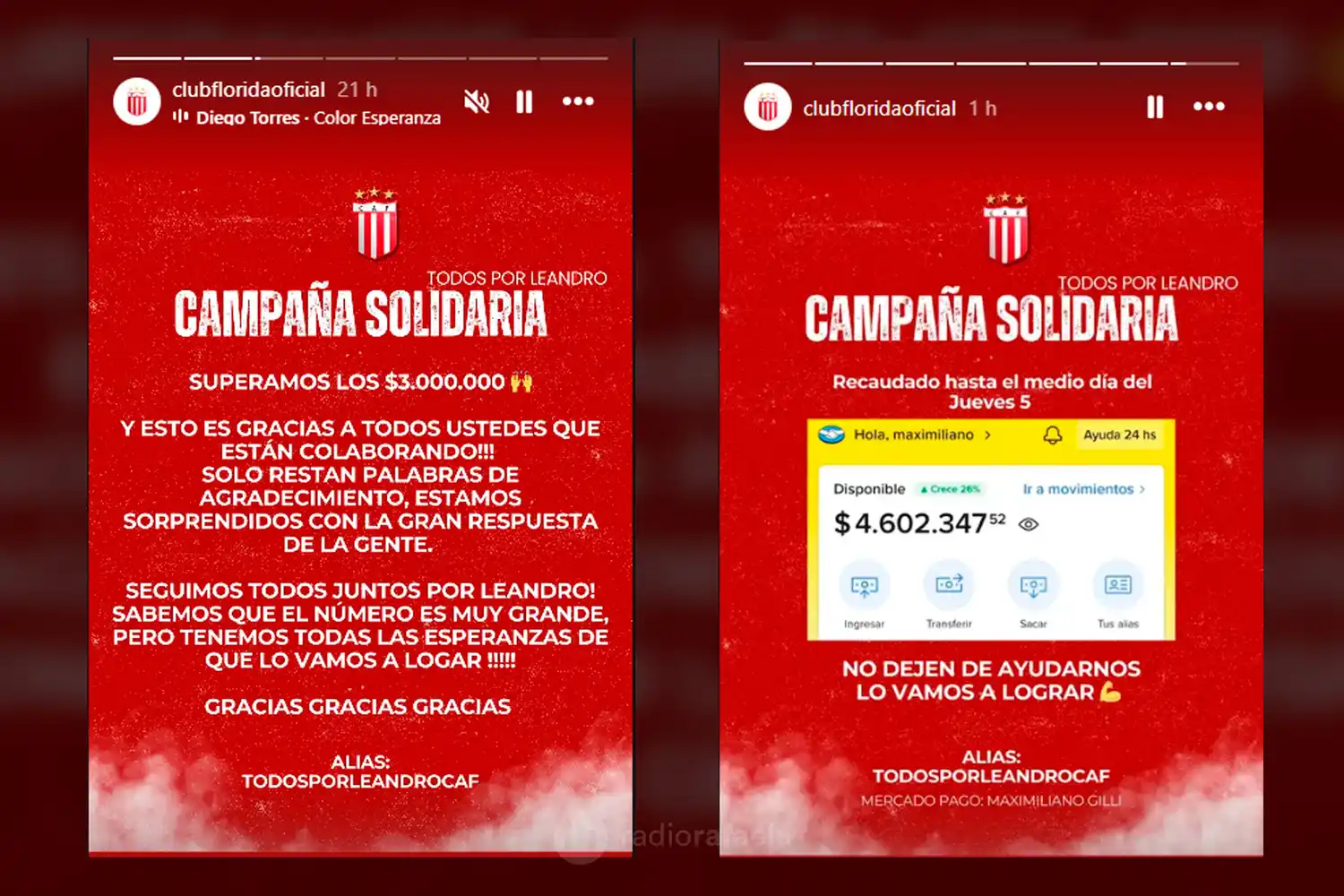 campaña solidaria club florida