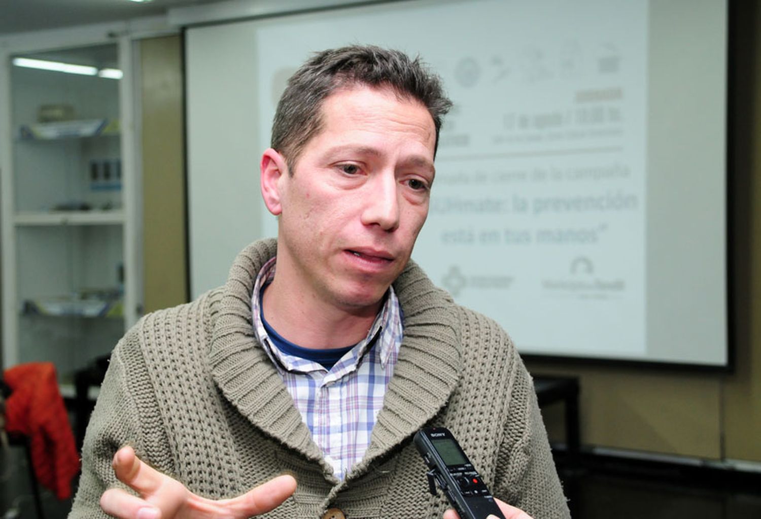 El director de Bromatología, Federico Sánchez Chopa.