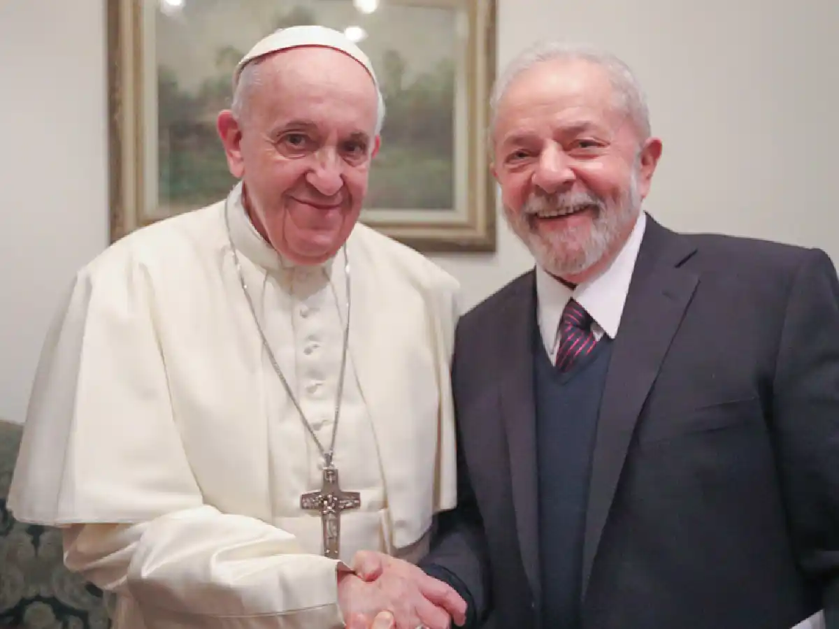 El papa Francisco recibió a Lula da Silva en el Vaticano