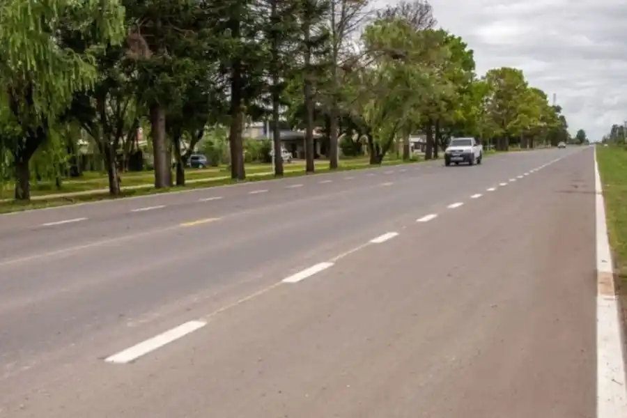 Esperanza: Vialidad retomó las obras de señalización sobre las rutas N° 70 y N° 6