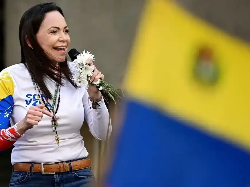 María Corina Machado, Premio Nobel de la Paz 2025. Crédito: Reuters