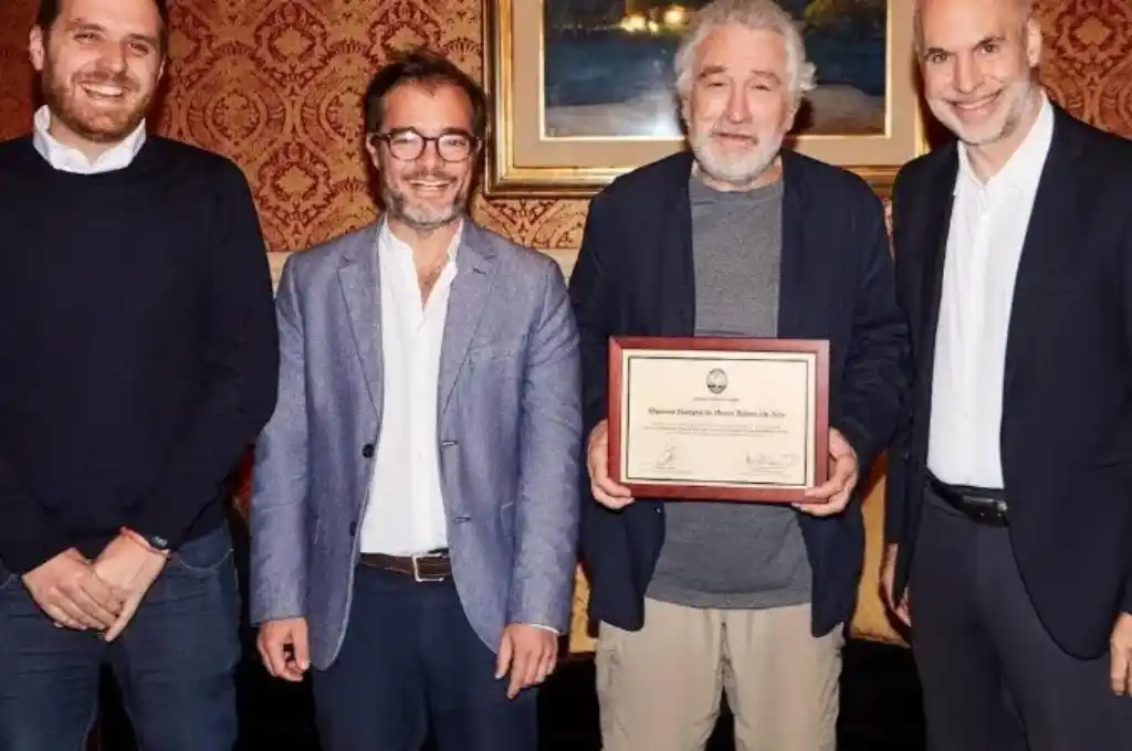 Robert De Niro fue distinguido como Huésped de Honor en Buenos Aires
