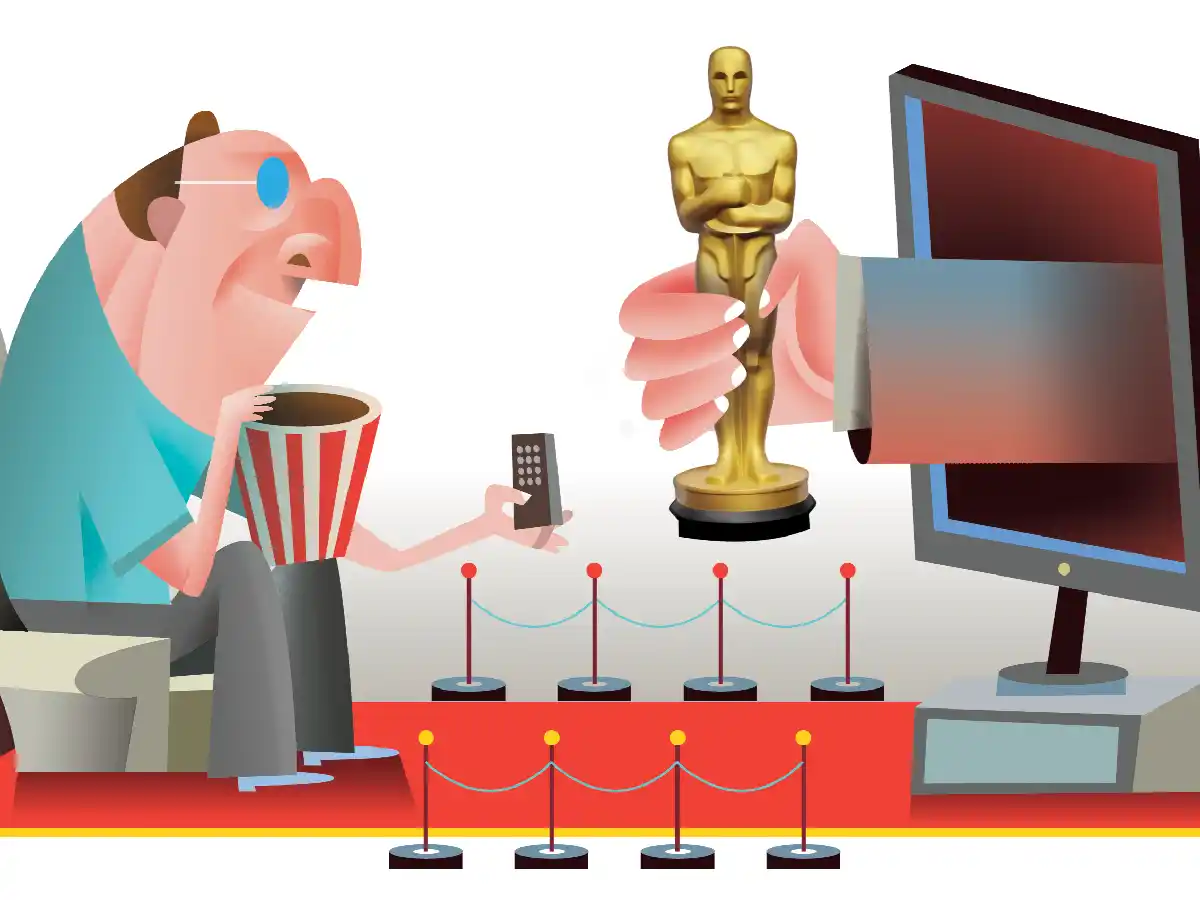 Todo listo para la entrega de los Oscar